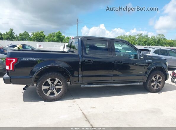 1FTEW1CP5GKF95607 2016 FORD F150 Black Rear interior view