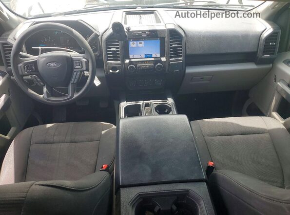 1FTEW1CP5KKD96405 2019 FORD F150 Gray Dashboard view