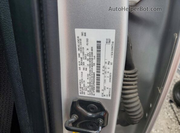 1FTEW1CP5KKD96405 2019 FORD F150 Gray VIN sticker view