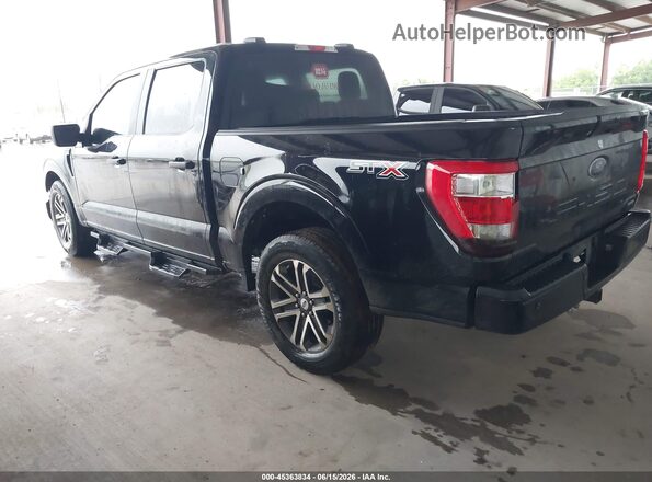 1FTEW1CP5PKF05663 2023 FORD F150 Black Задня ліва чверть