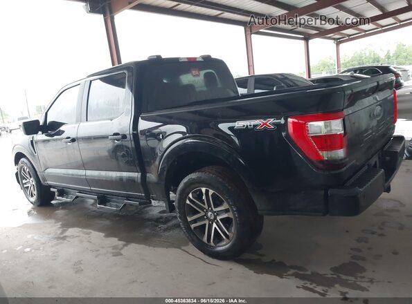 1FTEW1CP5PKF05663 2023 FORD F150 Black Панорамний вид салону 360°