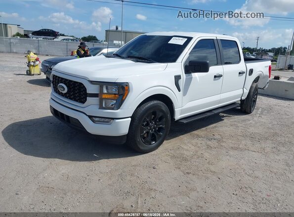 1FTEW1CP5PKF59657 2023 FORD F150 White წინა მარცხენა ხედი სამი მეოთხედიდან