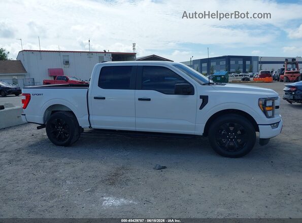 1FTEW1CP5PKF59657 2023 FORD F150 White უკანა სალონის ხედი