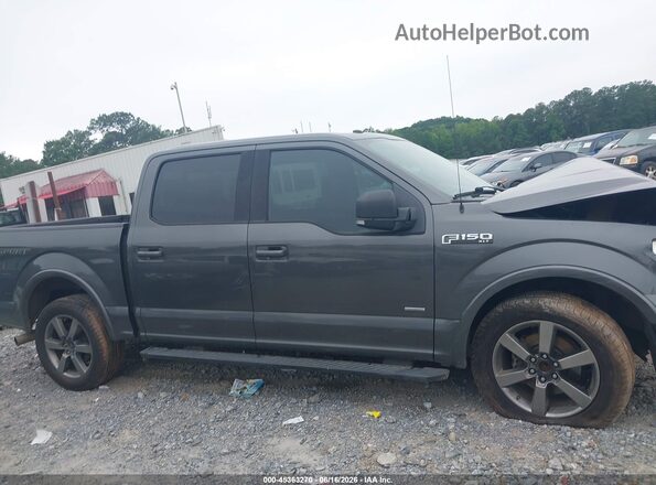 1FTEW1CP6GFC11150 2016 FORD F150 Black Вид задньої частини салону