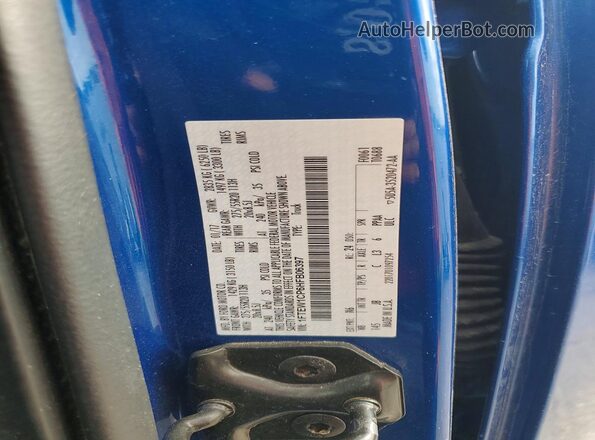 1FTEW1CP6HFB06397 2017 FORD F150 Blue 