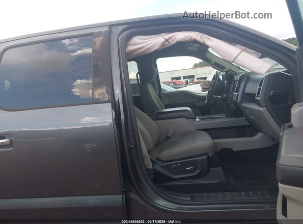 1FTEW1CP6JFA55151 2018 FORD F150 Gray Вид салону спереду