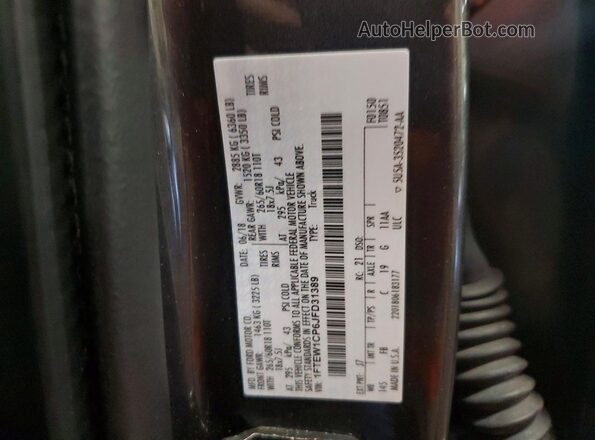 1FTEW1CP6JFD31389 2018 FORD F150 Gray 