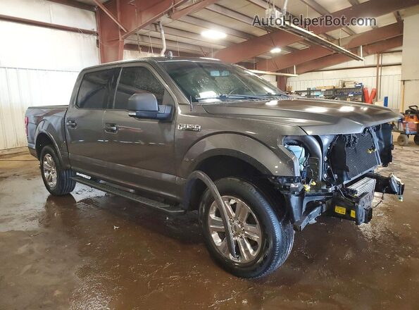 1FTEW1CP6JFD31389 2018 FORD F150 Gray 