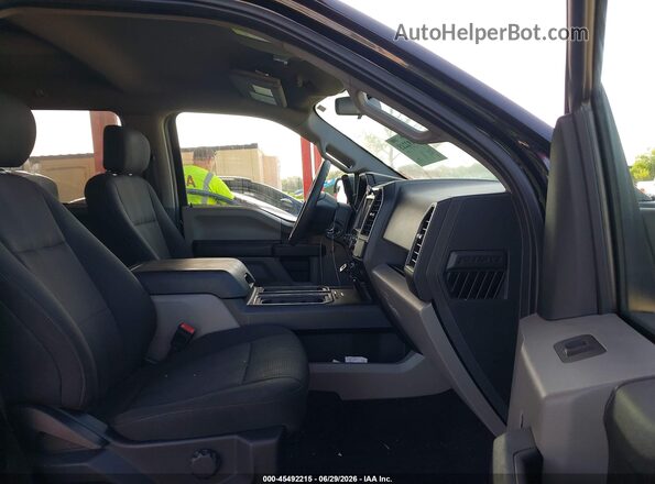 1FTEW1CP6JKF68309 2018 FORD F150 Black Front interior view