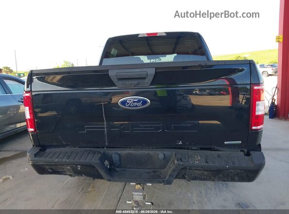 1FTEW1CP6JKF68309 2018 FORD F150 Black Front view
