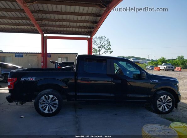 1FTEW1CP6JKF68309 2018 FORD F150 Black Rear interior view