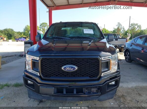 1FTEW1CP6JKF68309 2018 FORD F150 Black Instrument cluster view