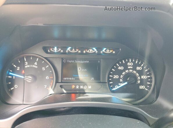 1FTEW1CP6KFD52681 2019 FORD F150 Gray Vista del cuadro de instrumentos