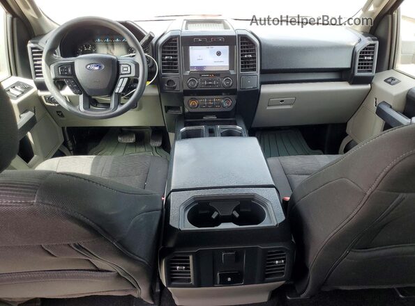 1FTEW1CP6KFD52681 2019 FORD F150 Gray Vista del salpicadero