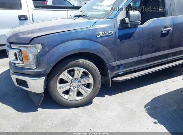1FTEW1CP6KKD90435 2019 FORD F150 Blue Przód lewy