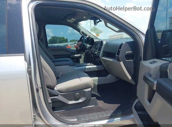 1FTEW1CP6LFC62884 2020 FORD F150 Silver Widok wnętrza z przodu