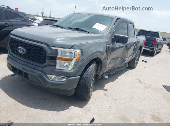 1FTEW1CP6MFC41339 2021 FORD F150 Gray Front left