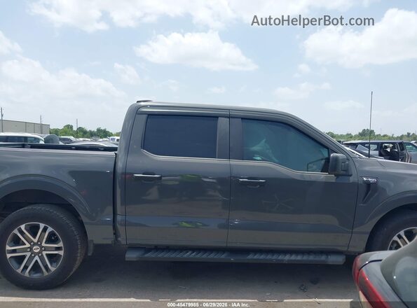 1FTEW1CP6MFC41339 2021 FORD F150 Gray Rear interior view