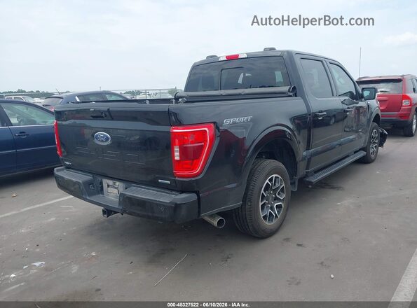 1FTEW1CP6PKE42329 2023 FORD F150 Black Задня права чверть