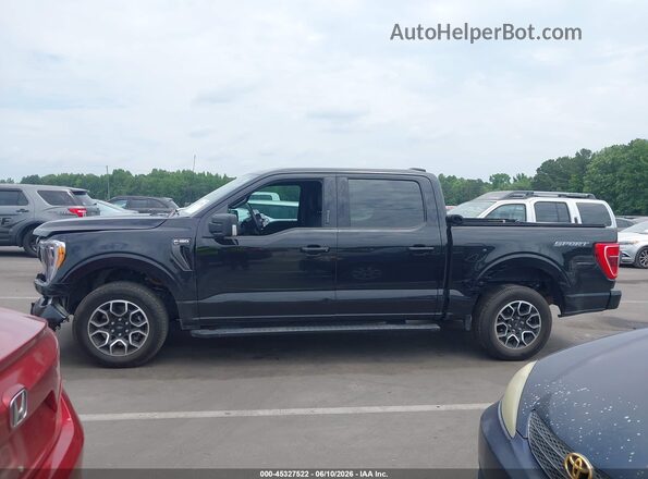 1FTEW1CP6PKE42329 2023 FORD F150 Black Панорамний вид салону 360°