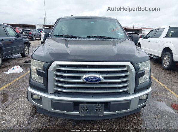 1FTEW1CP7HKC03857 2017 FORD F150 Black Вид щитка приладів