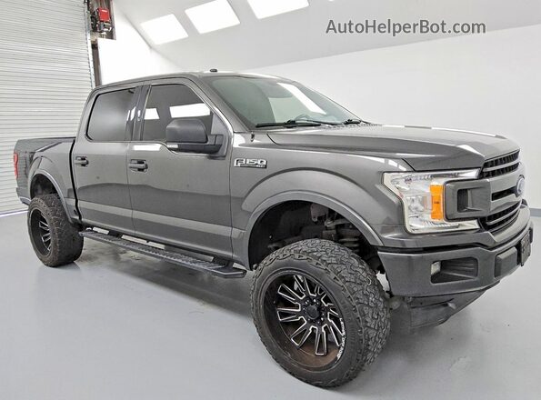 1FTEW1CP7JKD33028 2018 FORD F150 Gray 