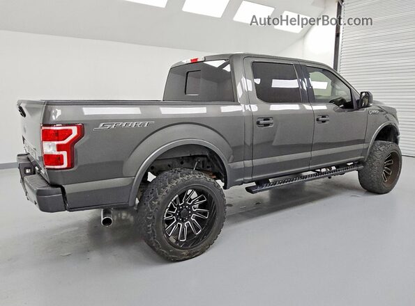1FTEW1CP7JKD33028 2018 FORD F150 Gray 