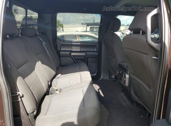 1FTEW1CP7KFB25080 2019 FORD F150 Maroon Widok tylnych siedzeń
