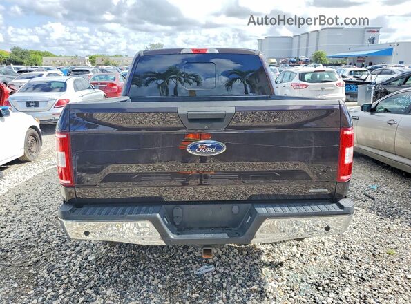 1FTEW1CP7KFB25080 2019 FORD F150 Maroon Widok z tyłu