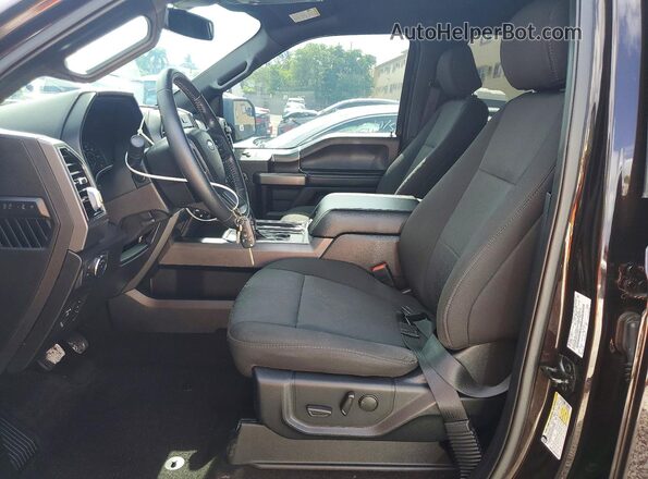 1FTEW1CP7KFB25080 2019 FORD F150 Maroon Widok wnętrza z przodu