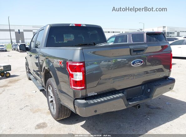 1FTEW1CP7KKC75410 2019 FORD F150 Gray Trasero izquierdo