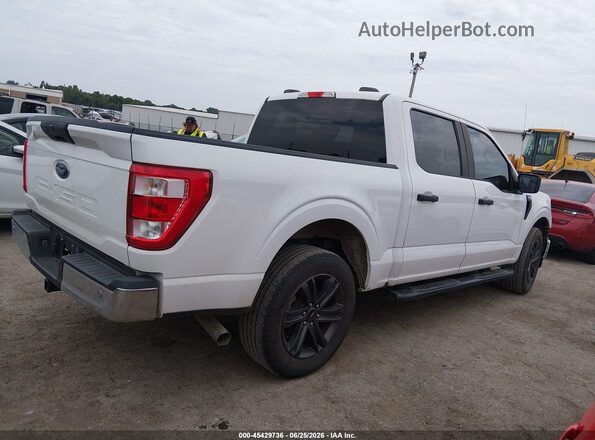 1FTEW1CP7MKE04457 2021 FORD F150 White უკანა სალონის ხედი