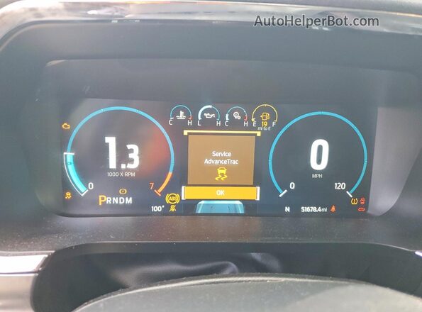 1FTEW1CP7PKE36040 2023 FORD F150 Black ხელსაწყოთა პანელის ხედი