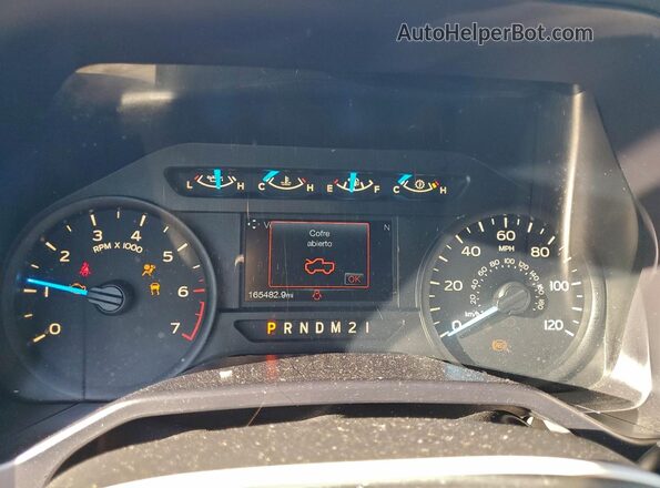 1FTEW1CP8HFA81437 2017 FORD F150 Угольный Вид щитка приборов