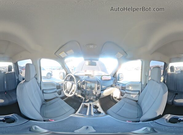 1FTEW1CP8HFA81437 2017 FORD F150 Угольный Панорамный вид салона 360°