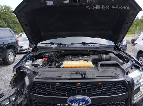1FTEW1CP8HFC55863 2017 FORD F150 Black Widok z tyłu