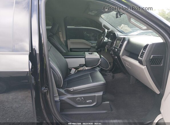 1FTEW1CP8HFC55863 2017 FORD F150 Black Widok wnętrza z przodu
