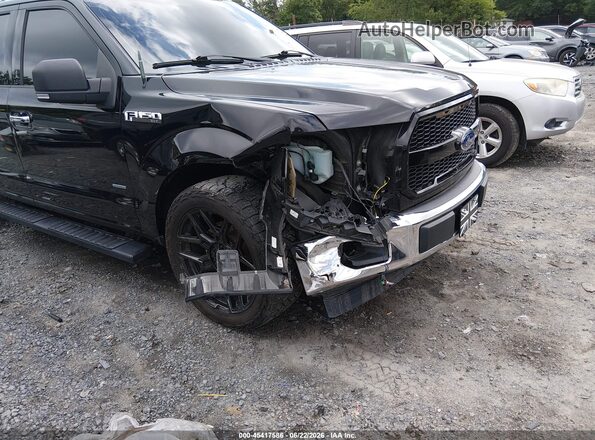 1FTEW1CP8HFC55863 2017 FORD F150 Black Widok z przodu