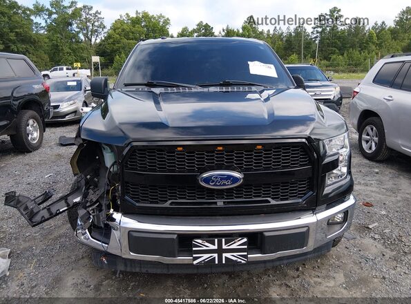 1FTEW1CP8HFC55863 2017 FORD F150 Black Widok zestawu wskaźników