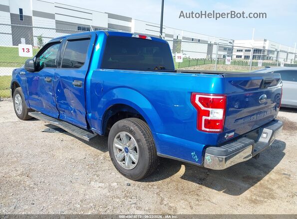 1FTEW1CP8JKD31370 2018 FORD F150 Blue Հետևի ձախ