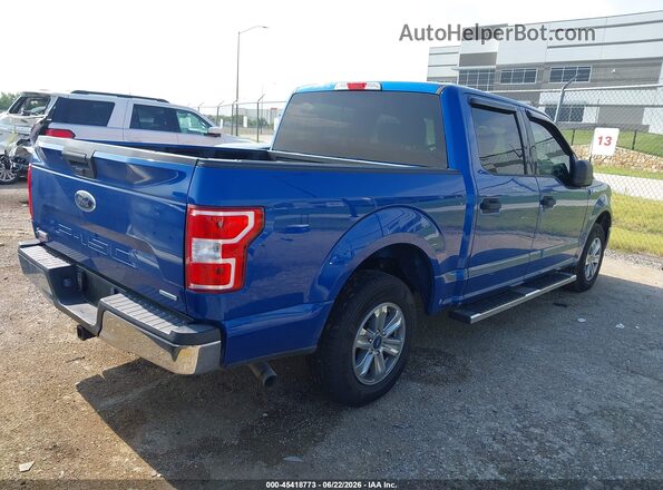 1FTEW1CP8JKD31370 2018 FORD F150 Blue Հետևի աջ