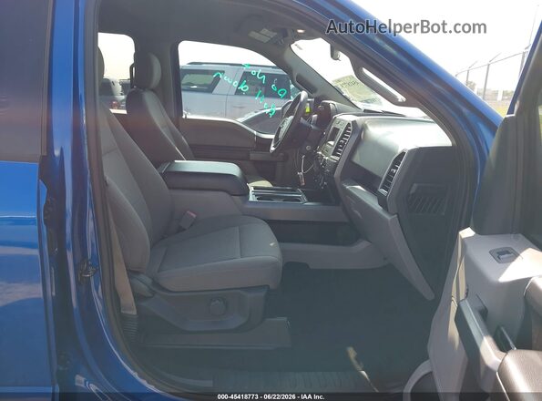 1FTEW1CP8JKD31370 2018 FORD F150 Blue Սալոնի դիմացի տեսք