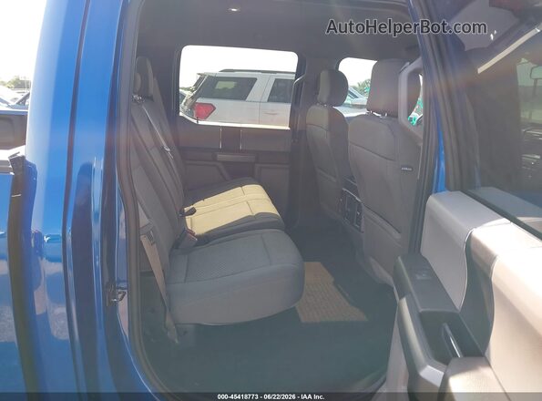 1FTEW1CP8JKD31370 2018 FORD F150 Blue VIN կոդի պիտակի տեսք