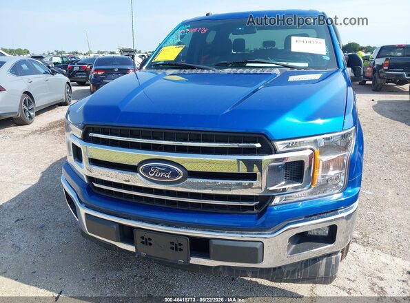1FTEW1CP8JKD31370 2018 FORD F150 Blue Սարքավորումների վահանակի տեսք
