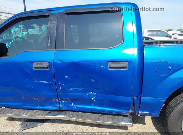 1FTEW1CP8JKD31370 2018 FORD F150 Blue Սալոնի 360 աստիճան տեսք
