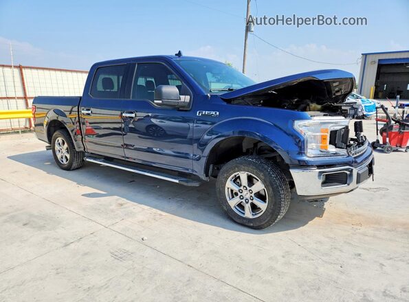 1FTEW1CP8JKE29136 2018 FORD F150 Blue Przód prawy