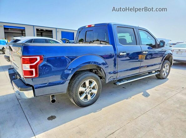 1FTEW1CP8JKE29136 2018 FORD F150 Blue Tył prawy