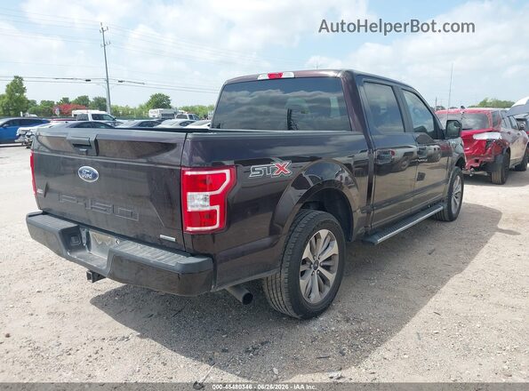 1FTEW1CP8JKE70012 2018 FORD F150 Brown Задня права чверть