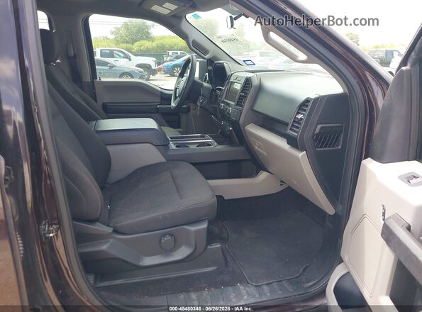 1FTEW1CP8JKE70012 2018 FORD F150 Brown Вид салону спереду