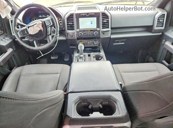 1FTEW1CP8KFB32832 2019 FORD F150 Gray Առջևի վահանակի տեսք